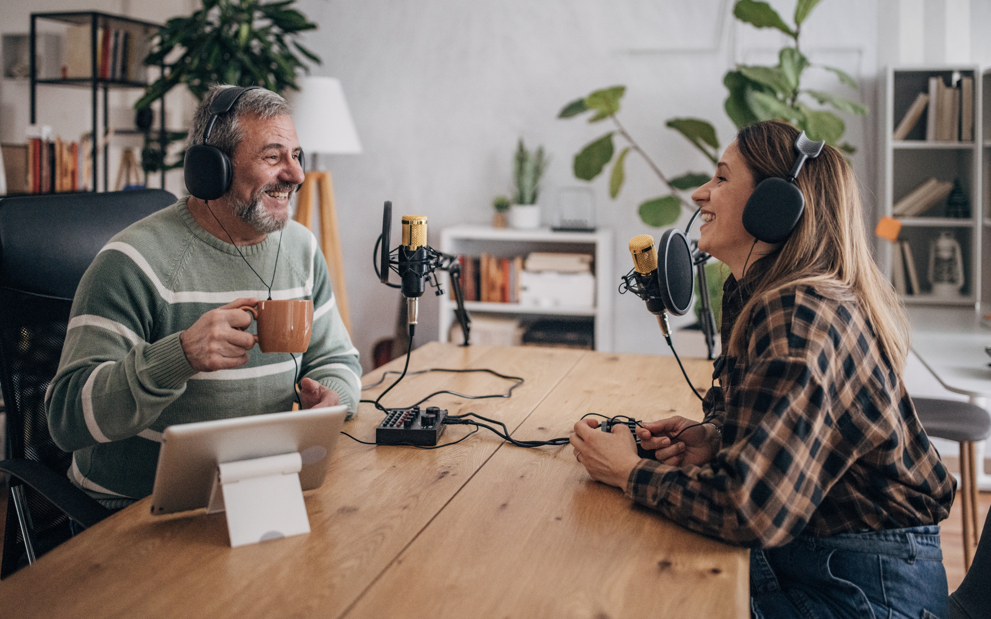 Podcast hosts Behind the Surface