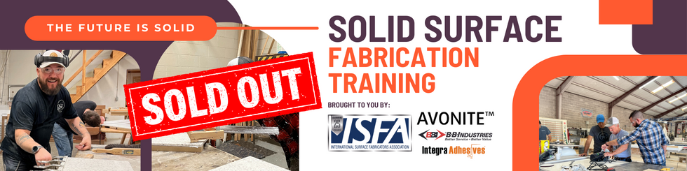Solid Surface Training SOLD OUT