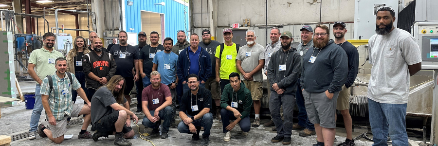 PORCELAIN TRAINING GROUP SHOT